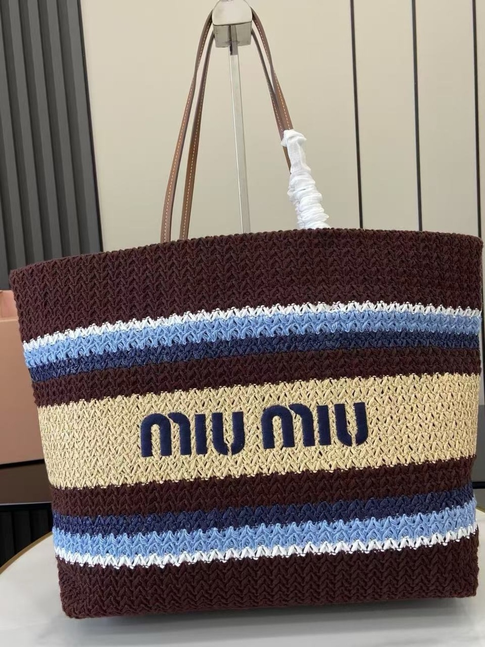 MIUMIU Woven Tote Bag